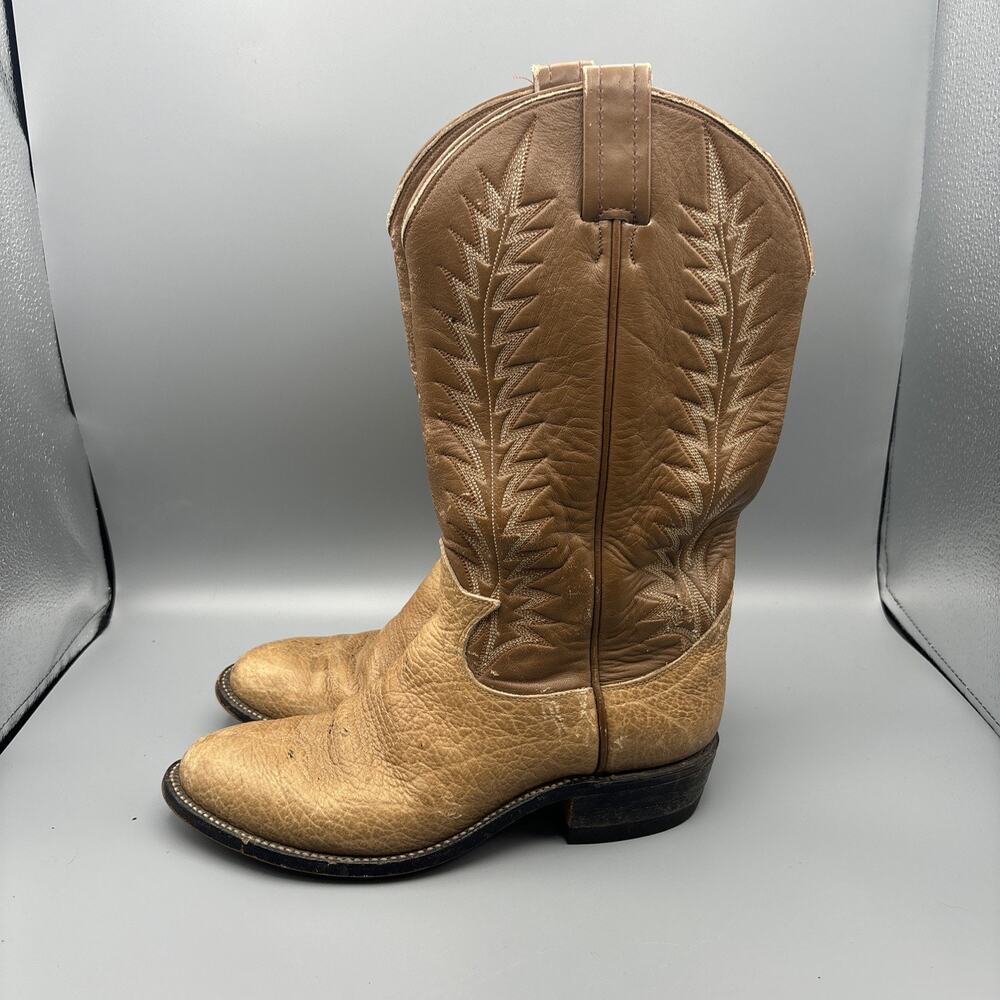 Tony Lama Embroidered Western Boots Size 5 D Style 1262
